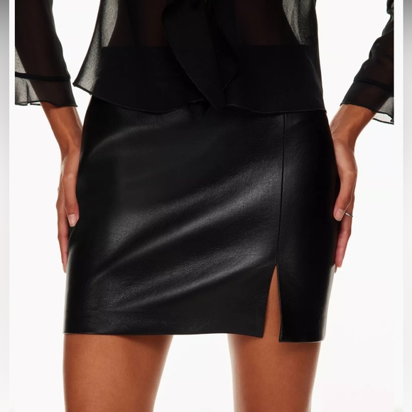 Aritzia Skirts Aritzia Wilfred Leather Skirt Poshmark